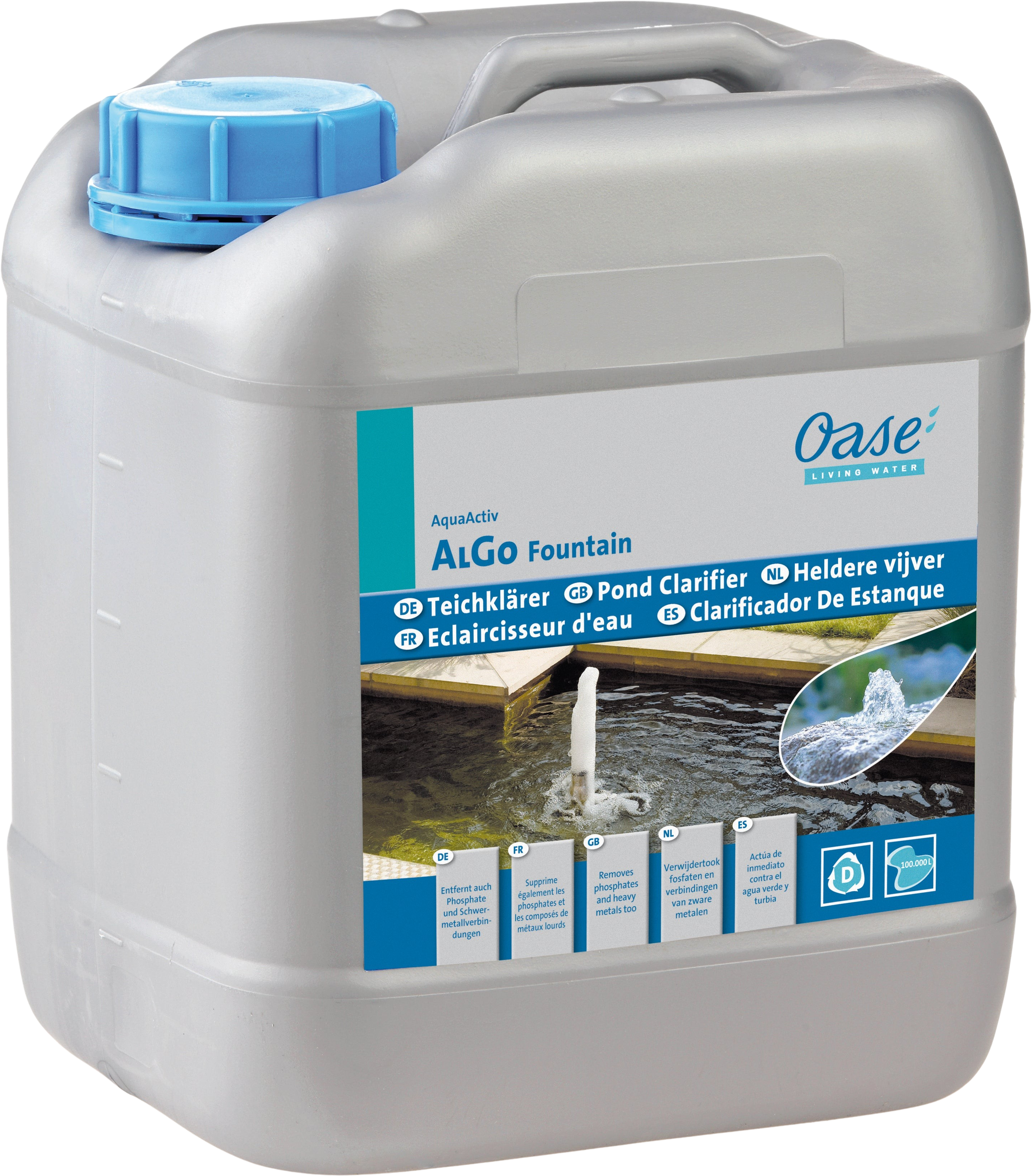 Oase AquaActiv AlGo Fountain Dammrenare 5 l