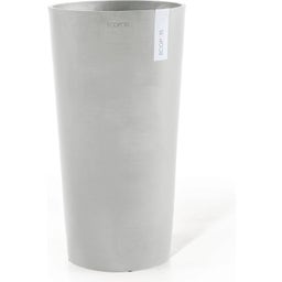 Ecopots Doniczka Amsterdam High 76 - szara - biało-szary