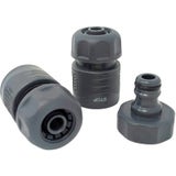 Plastic Connector Set, Anthracite (3 pieces)