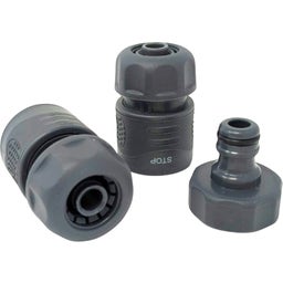 Livlig Kunststoff Connector-Set (3er) Anthrazit - 1 Set