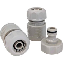 Livlig Kunststoff Connector-Set (3er) Greige - 1 Set