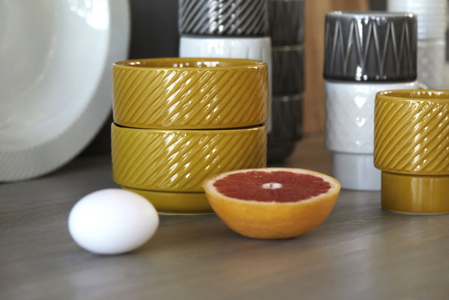 sagaform Bols Coffee & More - Jaune