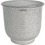Pflanztopf Steel-Pot Nellie weiß-grau