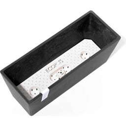 Bruges Blumenkasten mit Wasserreservoir 45 cm - Dunkelgrau