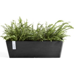 Bruges Blumenkasten mit Wasserreservoir 45 cm - Dunkelgrau