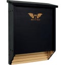 Double Chamber Bat House - Black - 1 item