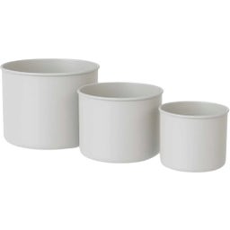 Livlig Set Vasi in Metallo - 3 Pezzi - Greige