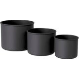 Livlig Metal Flower Pot, Set of 3