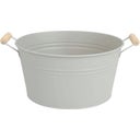 Livlig Zinc Tub Metal ø 40cm - Greige
