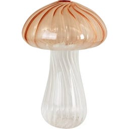 Strömshaga Mushroom Decorative Vase, Pink - Height 15 cm