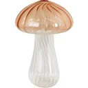 Strömshaga Dekoratívna váza Mushroom pink - V 15 cm