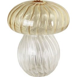 Strömshaga Dekovase Mushroom gelb - Höhe 13 cm