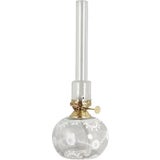 "Marja" Oval Paraffin Lamp, White Flowers