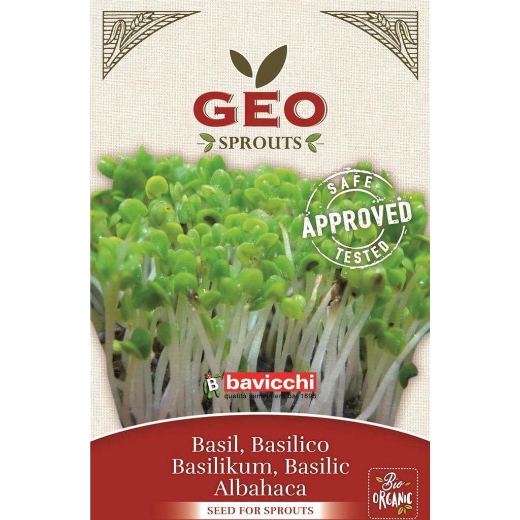 Bavicchi Organic Sprouting Basil Seeds 10 grams