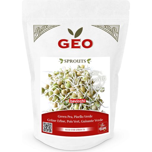 Organiczne nasiona na kiełki zielonego groszku - 400 g