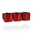 Lechuza Ensemble CUBE Premium Green Wall Home - rouge scarlet ultra brillant