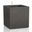 Lechuza CANTO Stone 40 - Low Planter - Graphite Black