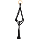 Esschert Design Macramé Plantenhanger - Zwart - S