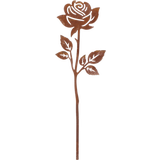 Esschert Design Rost Gartenstecker "Rose"