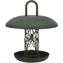 Esschert Design Recyceltes Meisenknödelsilo mit Schale - 1 Stk.