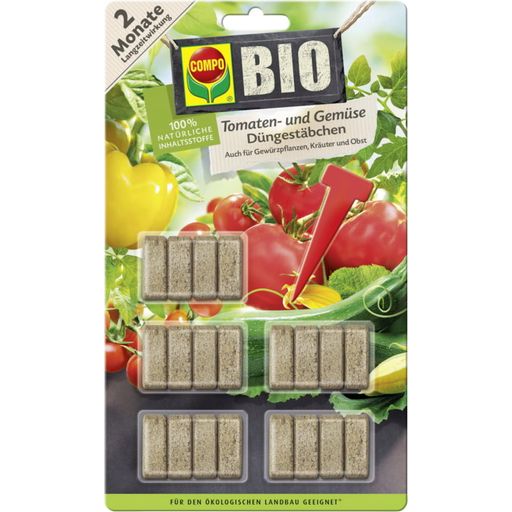 BIO Tomato and Vegetable Fertiliser Sticks - 20 items