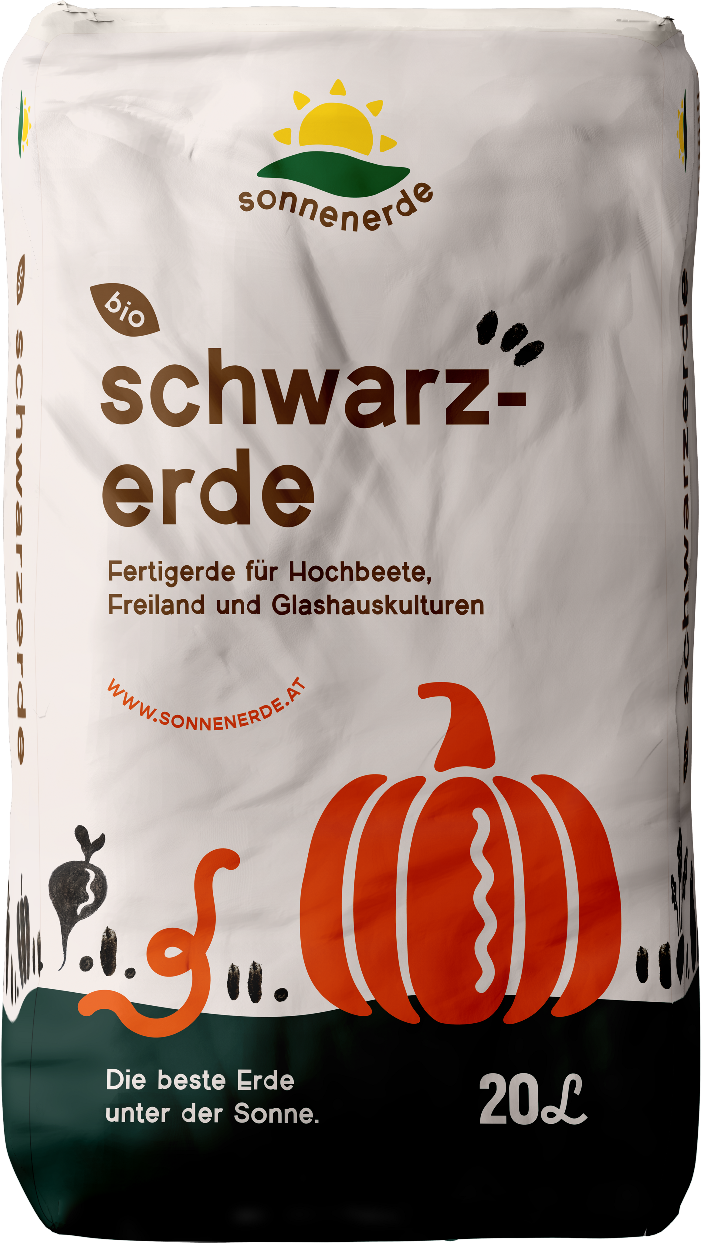 Sonnenerde Bio Schwarzerde - 20 l
