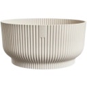 elho vibes fold bowl 25 cm - biały len