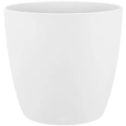 all-in-1 Set Topf brussel rund 18 cm inkl. Bewässerungsystem - weiss