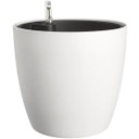 all-in-1 Set Topf brussel rund 25 cm inkl. Bewässerungsystem - weiss