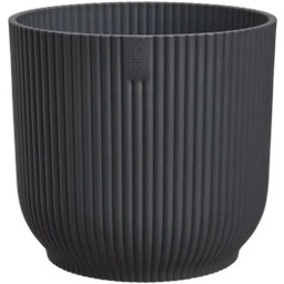 all-in-1 Set Topf vibes rund 18 cm inkl. Bewässerungsystem - anthrazit