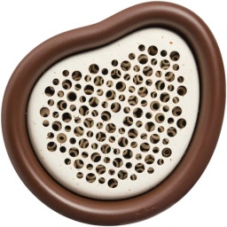 elho organic bienenhotel 25cm - kastanien braun