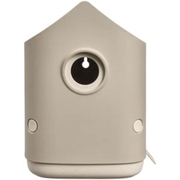 elho cosy vogelhaus 18cm - pilzbeige