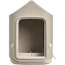 elho cosy vogelfutterhaus 18cm - pilzbeige