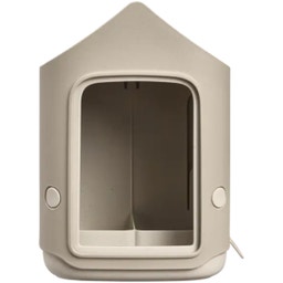 elho cosy vogelfutterhaus 18cm - pilzbeige