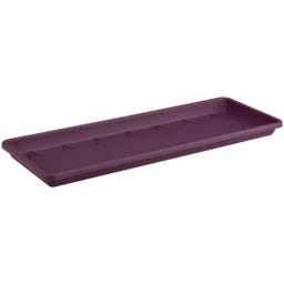 elho barcelona trough saucer, 70 cm - Viola acero