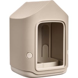 elho cosy vogelfutterhaus 18cm - pilzbeige