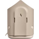 elho cosy vogelfutterhaus 18cm - pilzbeige