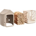 elho cosy insektenhotel 18cm - pilzbeige