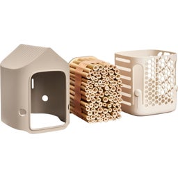 elho cosy insektenhotel 18cm - pilzbeige
