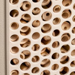 elho cosy insektenhotel 18cm - pilzbeige