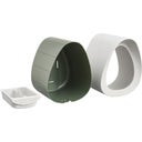 elho essential vogelfutterhaus 18cm - faseriges grau