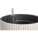 all-in-1 vibes round 18 cm + Inserto per Autoirrigazione - Bianco lino