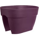 Květináč na zábradlí „vibia campana flower bridge“ 40 cm - Maple Purple