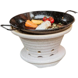 Denk Keramik Bratfeuer-Tischgrill mit Untersatz - 1 Stk.