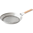 Grillpfanne Edelstahl mit Klappgriff für Bratfeuer - 1 Stk.