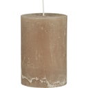 Ib Laursen Rustikale Kerze Höhe 10 cm - Leinen
