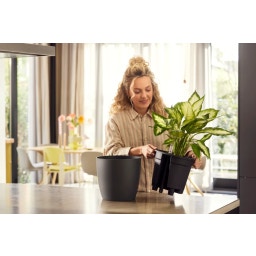 Set All-in-1 Pot Brussel Rond 25 cm avec Système d’Irrigation - 