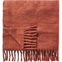 IB Laursen Plaid with Fringes - Rust