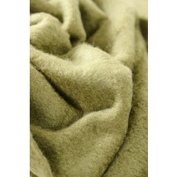 IB Laursen Plaid con Frange - Verde oliva