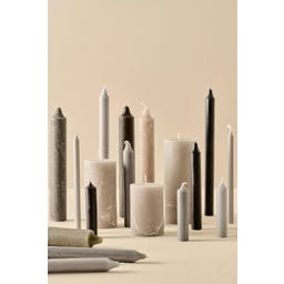 IB Laursen Rustikálna sviečka V 14 cm - grey